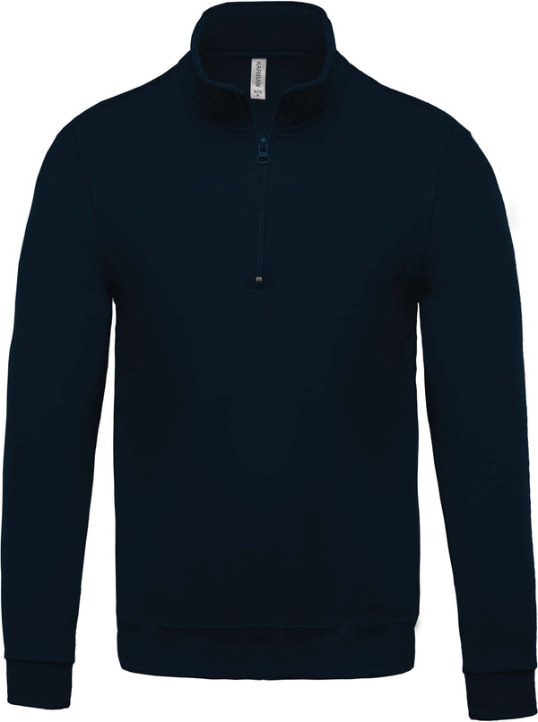 Sweatshirt com 1 /2 fecho-Azul Marinho-XS-RAG-Tailors-Fardas-e-Uniformes-Vestuario-Pro