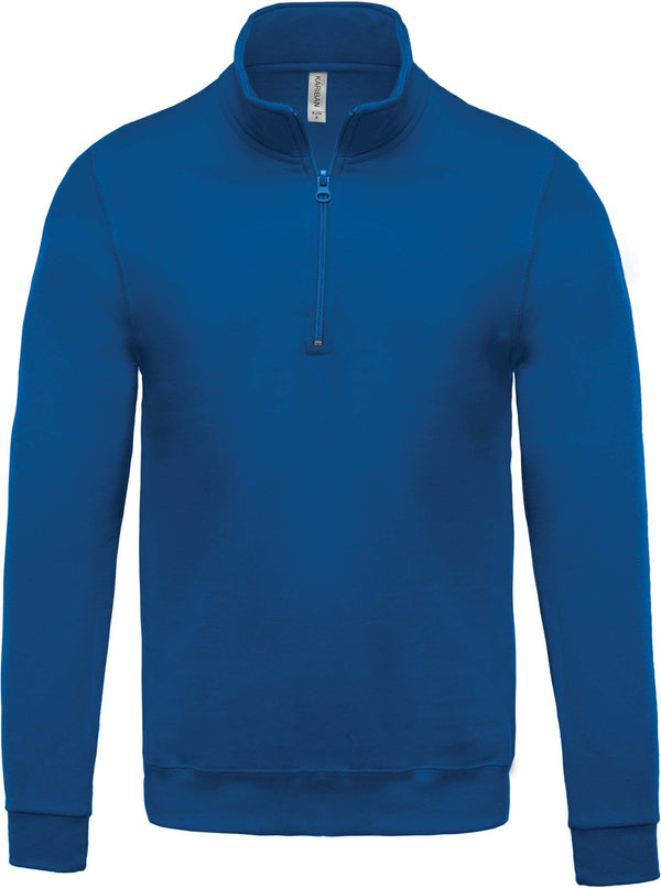 Sweatshirt com 1 /2 fecho-Light Royal Azul-XS-RAG-Tailors-Fardas-e-Uniformes-Vestuario-Pro