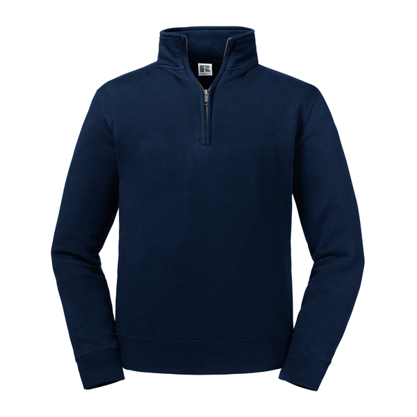 Sweatshirt com 1/2 Fecho Authentic Homem-Azul Marinho Francês-XS-RAG-Tailors-Fardas-e-Uniformes-Vestuario-Pro