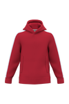 Sweatshirt com Capuz Bicolor de Criança-Vermelho Desportivo / Branco-4/6 Anos-RAG-Tailors-Fardas-e-Uniformes-Vestuario-Pro