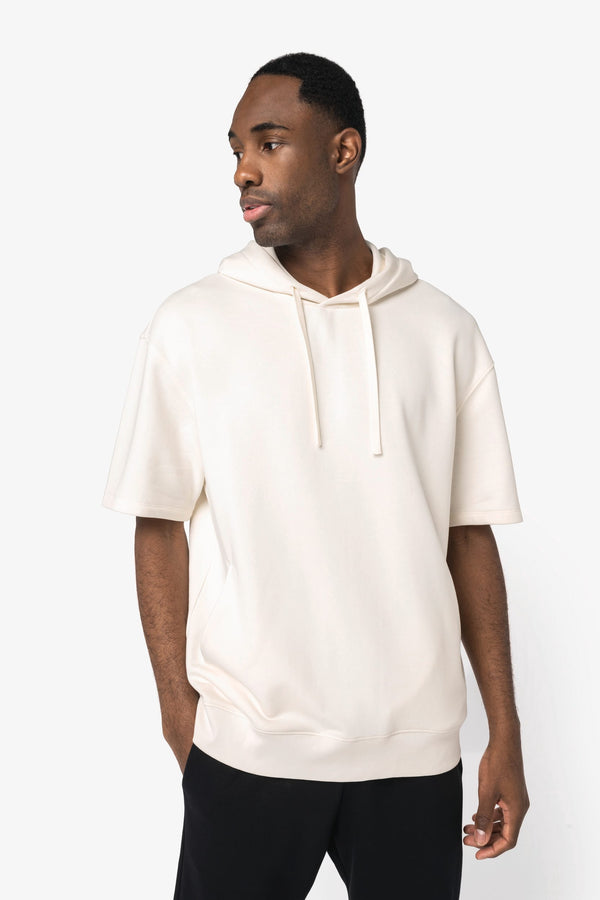 Sweatshirt com Capuz Manga Curta French Terry Unissexo-RAG-Tailors-Fardas-e-Uniformes-Vestuario-Pro