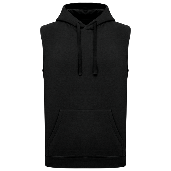 Sweatshirt com Capuz sem Mangas Unissexo-Preto-XS-RAG-Tailors-Fardas-e-Uniformes-Vestuario-Pro