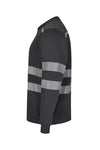 Sweatshirt com Gola Redonda e Faixas Segmentadas de Visibilidade Melhorada-RAG-Tailors-Fardas-e-Uniformes-Vestuario-Pro