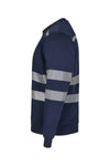 Sweatshirt com Gola Redonda e Faixas Segmentadas de Visibilidade Melhorada-RAG-Tailors-Fardas-e-Uniformes-Vestuario-Pro