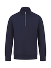 Sweatshirt com Meio Fecho Unissexo-Azul Marinho-XS-RAG-Tailors-Fardas-e-Uniformes-Vestuario-Pro