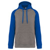 Grey heather/Sporty royal blue