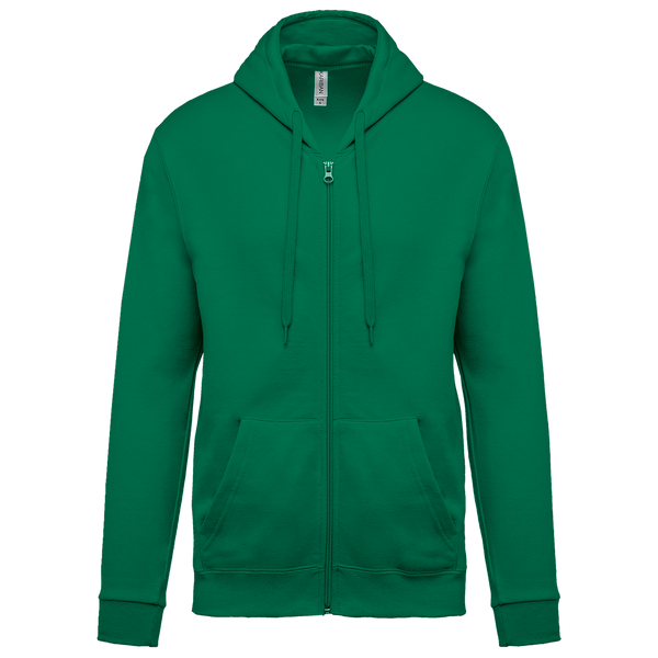 Sweatshirt com capuz e fecho-Verde Kelly-XS-RAG-Tailors-Fardas-e-Uniformes-Vestuario-Pro