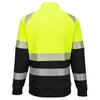 Sweatshirt com fecho de correr e gola em funil DX4 Hi-Vis classe 1-RAG-Tailors-Fardas-e-Uniformes-Vestuario-Pro