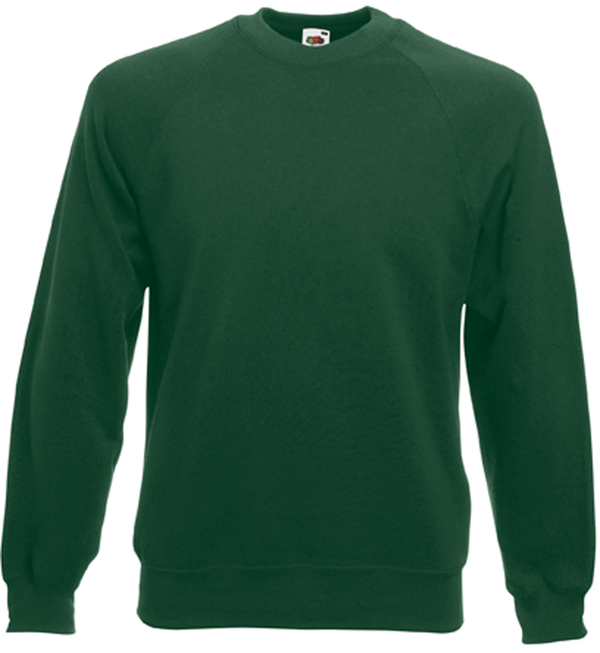 Sweatshirt com mangas raglan (62-216-0)-Bottle Green-S-RAG-Tailors-Fardas-e-Uniformes-Vestuario-Pro