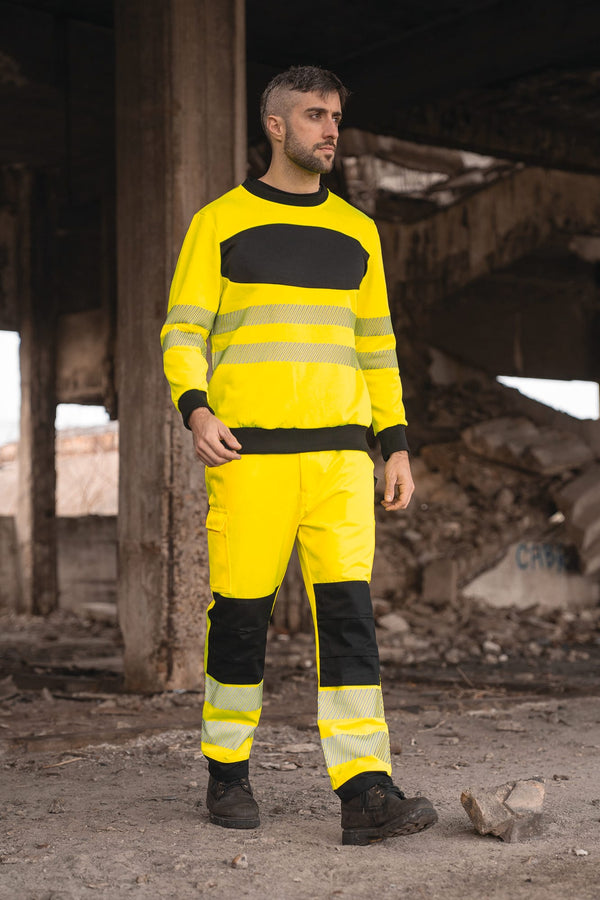 Sweatshirt de Alta Visibilidade Unissexo-RAG-Tailors-Fardas-e-Uniformes-Vestuario-Pro