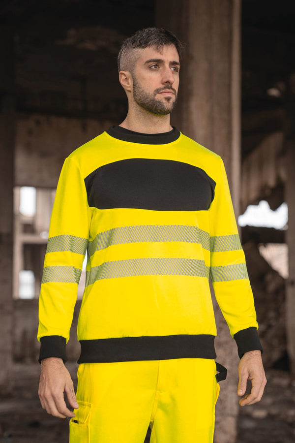 Sweatshirt de Alta Visibilidade Unissexo-RAG-Tailors-Fardas-e-Uniformes-Vestuario-Pro