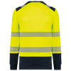 Sweatshirt de Alta Visibilidade em Material Reciclado Decote Redondo Unissexo-RAG-Tailors-Fardas-e-Uniformes-Vestuario-Pro
