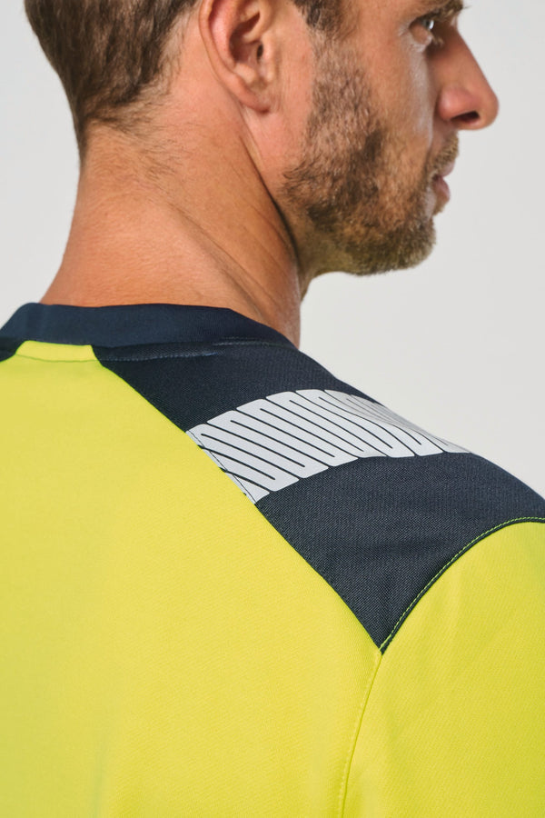 Sweatshirt de Alta Visibilidade em Material Reciclado Decote Redondo Unissexo-RAG-Tailors-Fardas-e-Uniformes-Vestuario-Pro