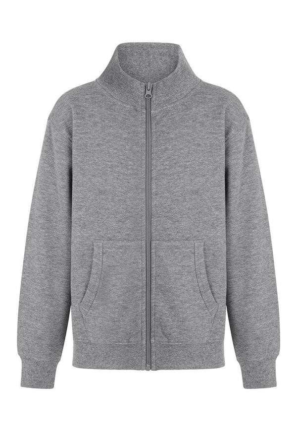 Sweatshirt de Criança com Fecho Cooper Kids 270-Heather Grey - 202-1/2-RAG-Tailors-Fardas-e-Uniformes-Vestuario-Pro