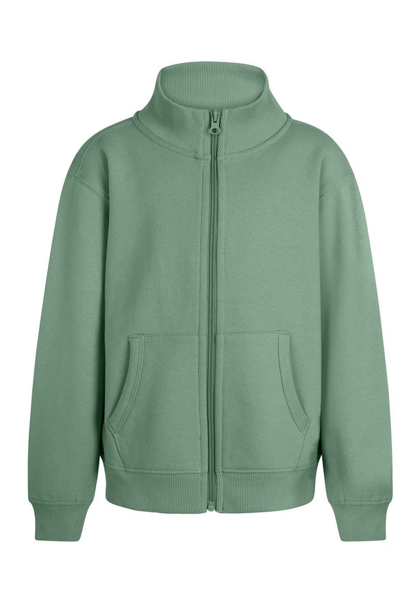 Sweatshirt de Criança com Fecho Cooper Kids 270-Sage - 613-1/2-RAG-Tailors-Fardas-e-Uniformes-Vestuario-Pro