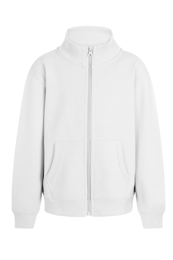 Sweatshirt de Criança com Fecho Cooper Kids 270-White - 100-1/2-RAG-Tailors-Fardas-e-Uniformes-Vestuario-Pro