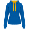 Sweatshirt de Senhora com Capuz em Contraste-Azul Royal Claro / Amarelo-XS-RAG-Tailors-Fardas-e-Uniformes-Vestuario-Pro