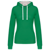 Sweatshirt de Senhora com Capuz em Contraste-Verde Kelly Claro / Branco-XS-RAG-Tailors-Fardas-e-Uniformes-Vestuario-Pro
