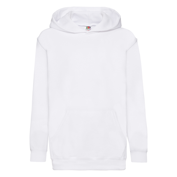 Sweatshirt de criança Classic com capuz (62-043-0)-Branco-14/15-RAG-Tailors-Fardas-e-Uniformes-Vestuario-Pro