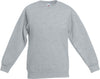 Sweatshirt de criança Classic com mangas direitas (62-041-0)-Heather Grey-3/4-RAG-Tailors-Fardas-e-Uniformes-Vestuario-Pro