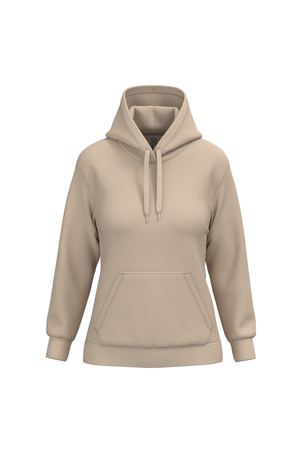 Sweatshirt de senhora com capuz-Areia Claro-XS-RAG-Tailors-Fardas-e-Uniformes-Vestuario-Pro