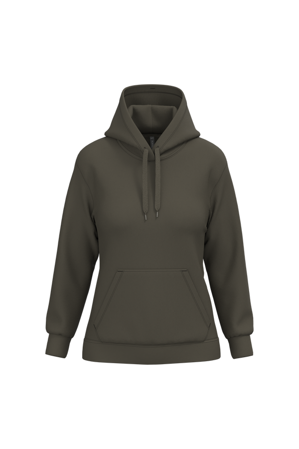 Sweatshirt de senhora com capuz-Caqui Escuro-M-RAG-Tailors-Fardas-e-Uniformes-Vestuario-Pro