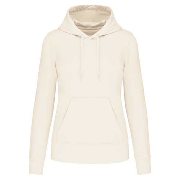 Sweatshirt eco-responsável com capuz de senhora-Leite de Coco-S-RAG-Tailors-Fardas-e-Uniformes-Vestuario-Pro