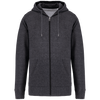 Sweatshirt reciclada com fecho e capuz unissexo - 300 g-Recycled Anthracite Heather-XXS-RAG-Tailors-Fardas-e-Uniformes-Vestuario-Pro