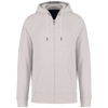 Sweatshirt reciclada com fecho e capuz unissexo - 300 g-Recycled Cream Heather-XXS-RAG-Tailors-Fardas-e-Uniformes-Vestuario-Pro