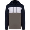 Sweatshirt rugby tricolor com capuz unissexo-Navy / White / Basalt Grey-XS-RAG-Tailors-Fardas-e-Uniformes-Vestuario-Pro