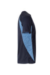 T-SHIRT TÉCNICA BICOLOR cor Azul Marinho-RAG-Tailors-Fardas-e-Uniformes-Vestuario-Pro