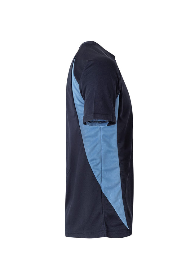 T-SHIRT TÉCNICA BICOLOR cor Azul Marinho-RAG-Tailors-Fardas-e-Uniformes-Vestuario-Pro