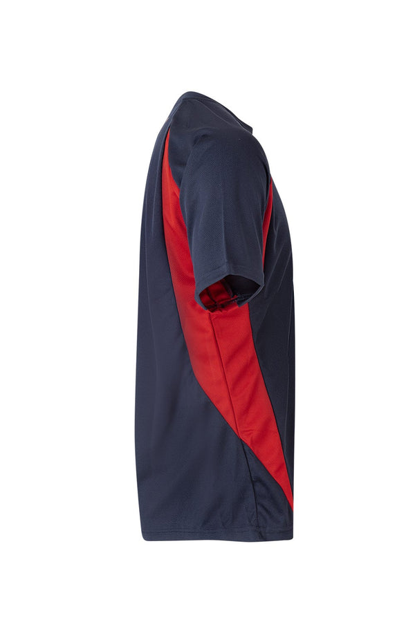 T-SHIRT TÉCNICA BICOLOR cor Azul Marinho-RAG-Tailors-Fardas-e-Uniformes-Vestuario-Pro