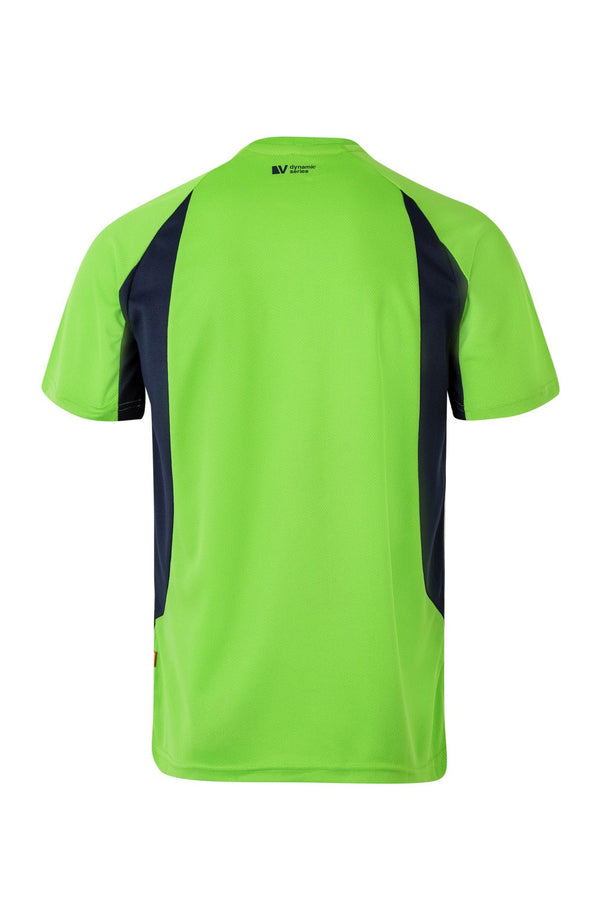 T-SHIRT TÉCNICA BICOLOR cor Azul Marinho-Verde / Azul Marinho-S-RAG-Tailors-Fardas-e-Uniformes-Vestuario-Pro