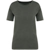 T-Shirt Aspecto Lavado Senhora Bruma-Washed Organic Khaky-XS-RAG-Tailors-Fardas-e-Uniformes-Vestuario-Pro