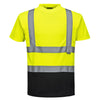 T-Shirt Bicolor-Amarelo/Preto-XL-RAG-Tailors-Fardas-e-Uniformes-Vestuario-Pro