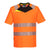 T-Shirt DX4 Alta visibilidade S/S-Laranja/Preto-S-RAG-Tailors-Fardas-e-Uniformes-Vestuario-Pro