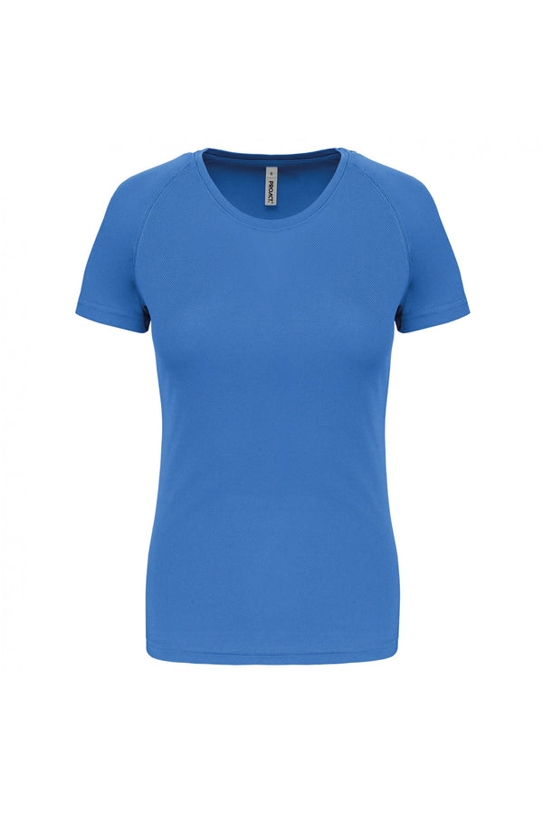 T-Shirt Desportiva Senhora-Aqua Blue-XS-RAG-Tailors-Fardas-e-Uniformes-Vestuario-Pro