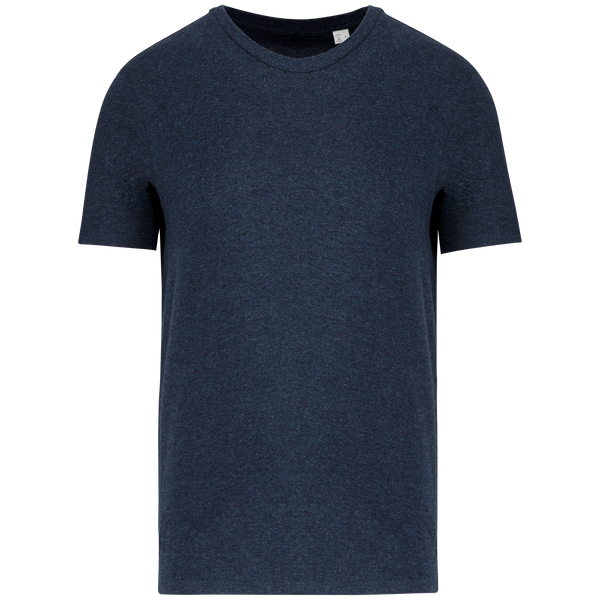 T-Shirt Eco Unisexo Melvin - 100% Algodão Biológico 155g-Navy Blue Heather-2XS-RAG-Tailors-Fardas-e-Uniformes-Vestuario-Pro