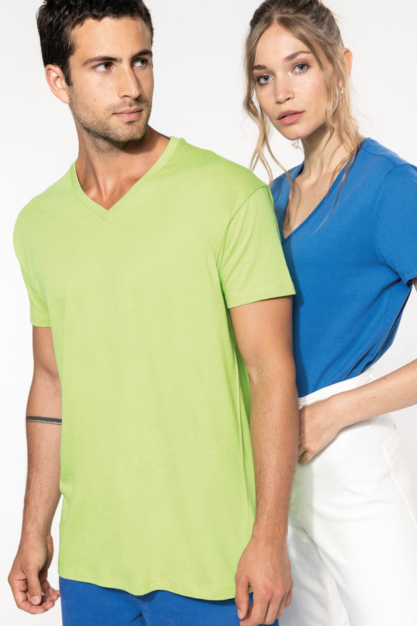 T-Shirt Homem BIO 150IC decote em V-RAG-Tailors-Fardas-e-Uniformes-Vestuario-Pro