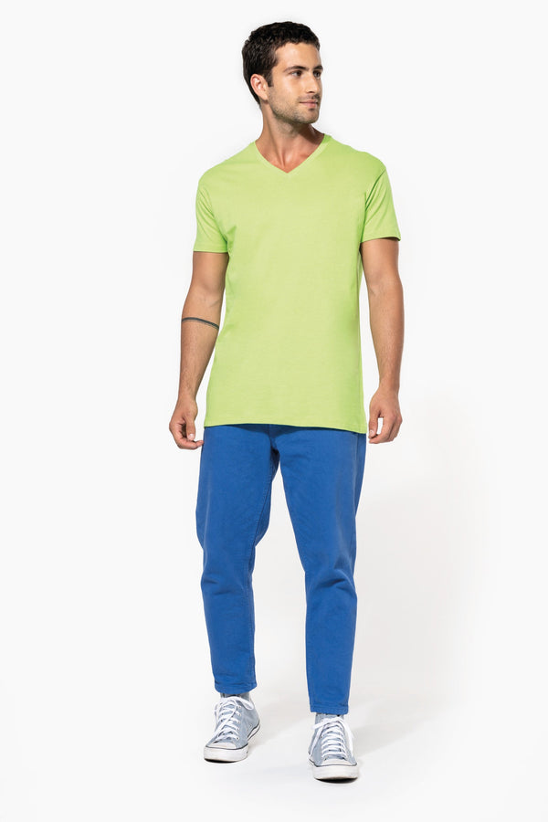 T-Shirt Homem BIO 150IC decote em V-RAG-Tailors-Fardas-e-Uniformes-Vestuario-Pro