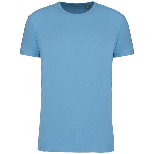 T-Shirt Homem Bio 150IC decote redondo-Cloudy Blue Heather-S-RAG-Tailors-Fardas-e-Uniformes-Vestuario-Pro
