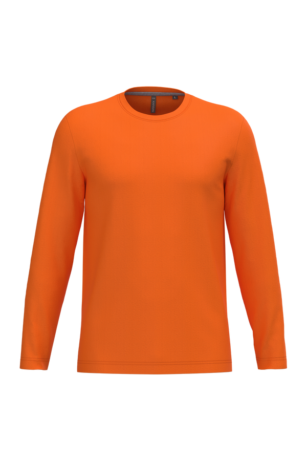 T-Shirt Homem m\comprida Algodão-Orange-S-RAG-Tailors-Fardas-e-Uniformes-Vestuario-Pro