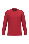 T-Shirt Homem m\comprida Algodão-Red-S-RAG-Tailors-Fardas-e-Uniformes-Vestuario-Pro