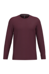 T-Shirt Homem m\comprida Algodão-Wine-S-RAG-Tailors-Fardas-e-Uniformes-Vestuario-Pro