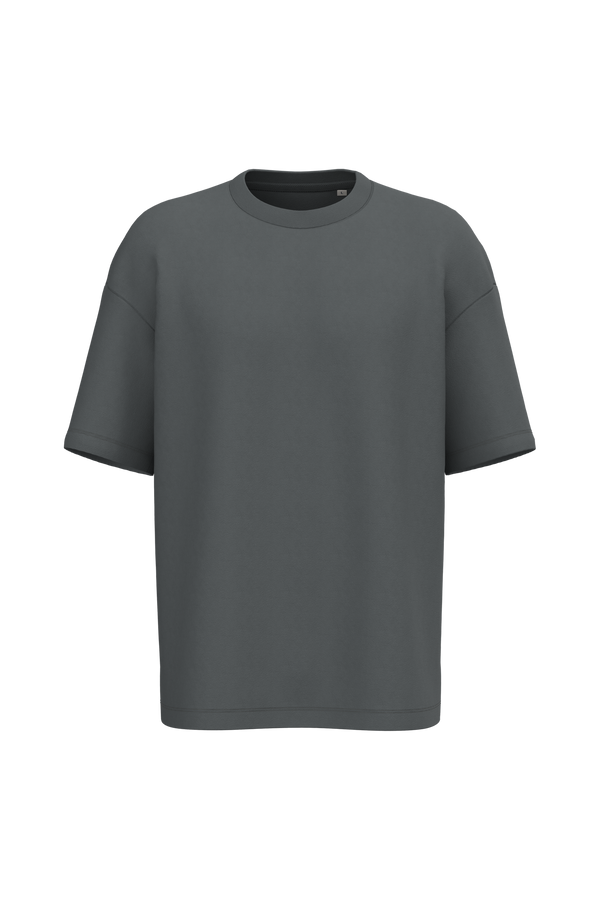 T-Shirt Oversize Eco França-Cinzento Ferro-M-RAG-Tailors-Fardas-e-Uniformes-Vestuario-Pro
