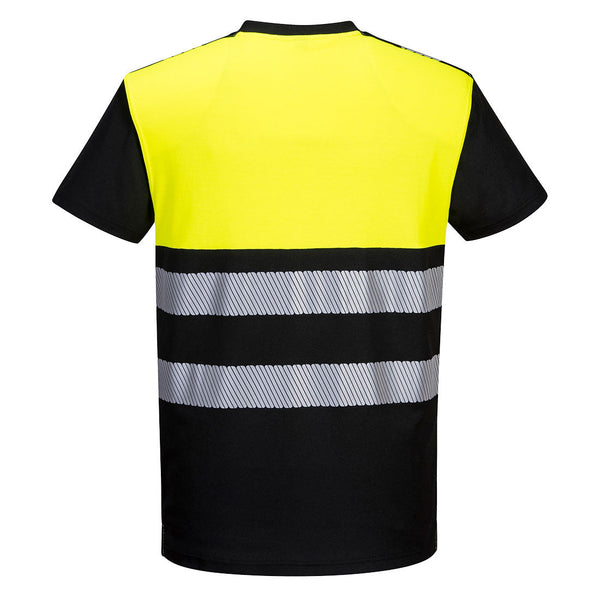 T-Shirt PW3 Hi-Vis Cotton Comfort Class 1 S/S-RAG-Tailors-Fardas-e-Uniformes-Vestuario-Pro