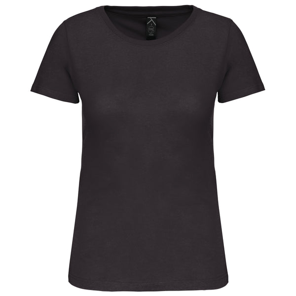 T-Shirt Senhora Bio 150IC decote redondo-Dark Grey-XS-RAG-Tailors-Fardas-e-Uniformes-Vestuario-Pro