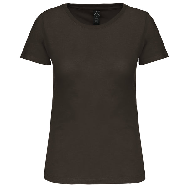 T-Shirt Senhora Bio 150IC decote redondo-Dark Khaki-XS-RAG-Tailors-Fardas-e-Uniformes-Vestuario-Pro