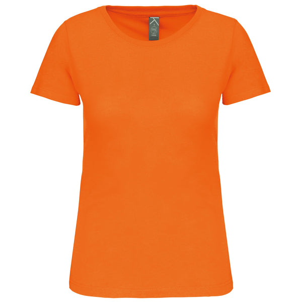 T-Shirt Senhora Bio 150IC decote redondo-Laranja-XS-RAG-Tailors-Fardas-e-Uniformes-Vestuario-Pro